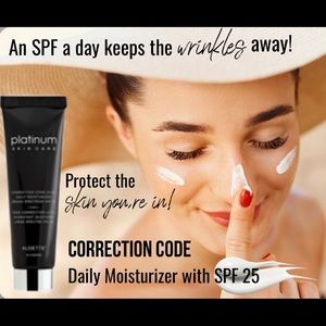 New! Aloette Correction Code AM Daily Moisturizer with SPF 25